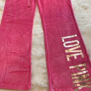 Victoria’s Secret PINK Velour Lounge Pants